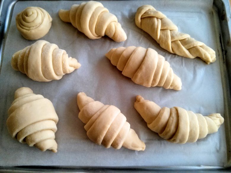 Croissant sfogliati