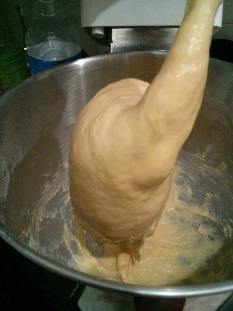 Preparazione del panettone