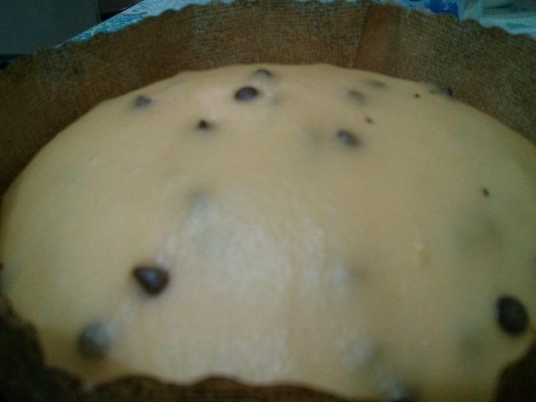 Preparazione del panettone