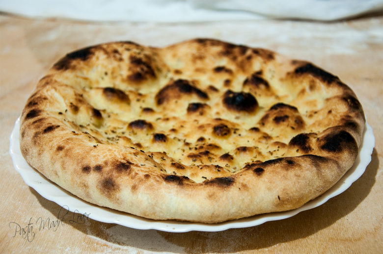 Pizza bianca o focaccia con ILLILLO