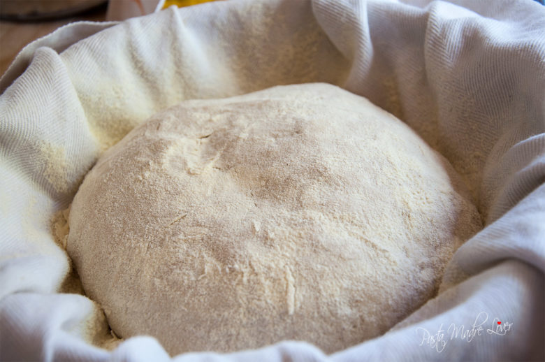 Impasto di Pane con grano tenero Solina