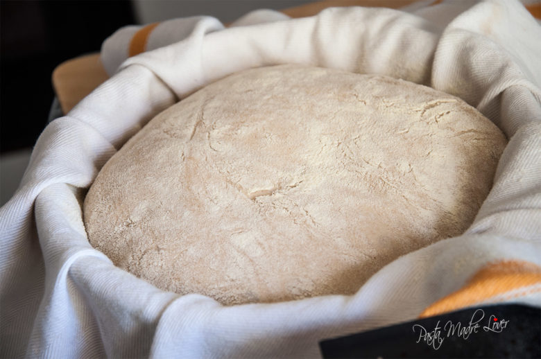 Impasto di Pane con grano tenero Solina