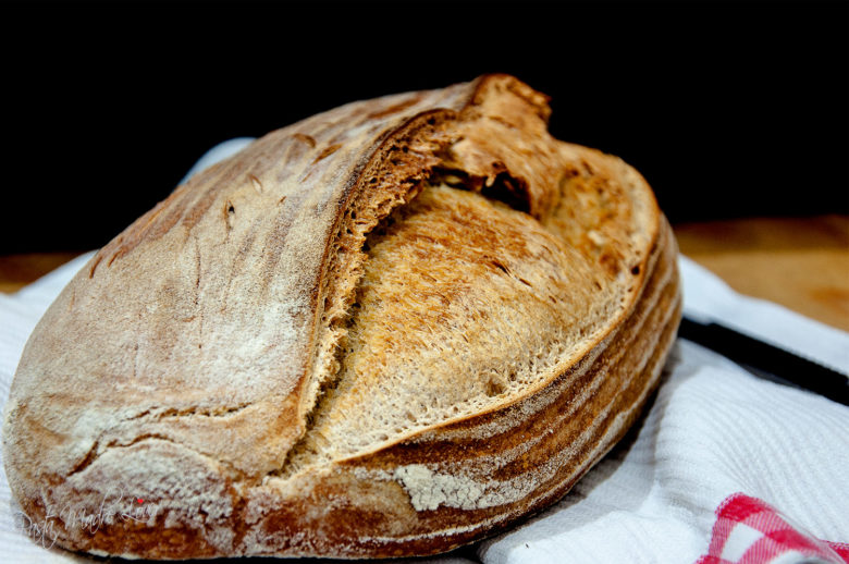 Pane con farina Tridordeum e tris di lieviti 