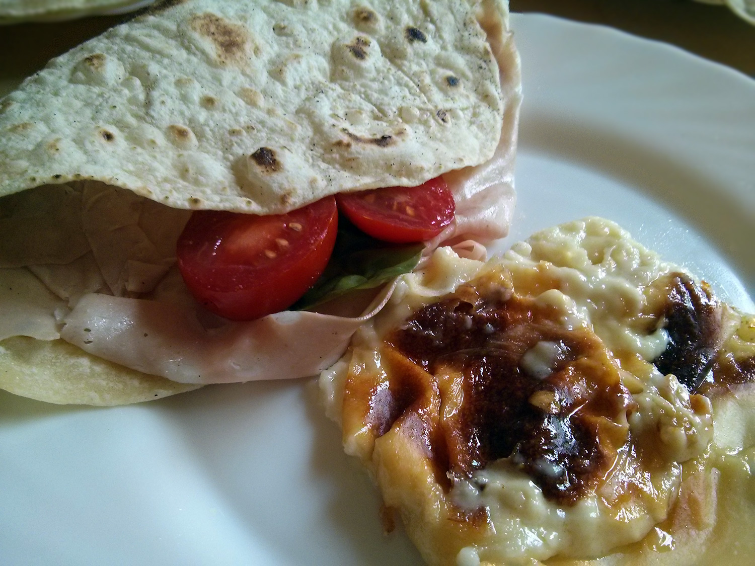 focaccia di Recco con piadina