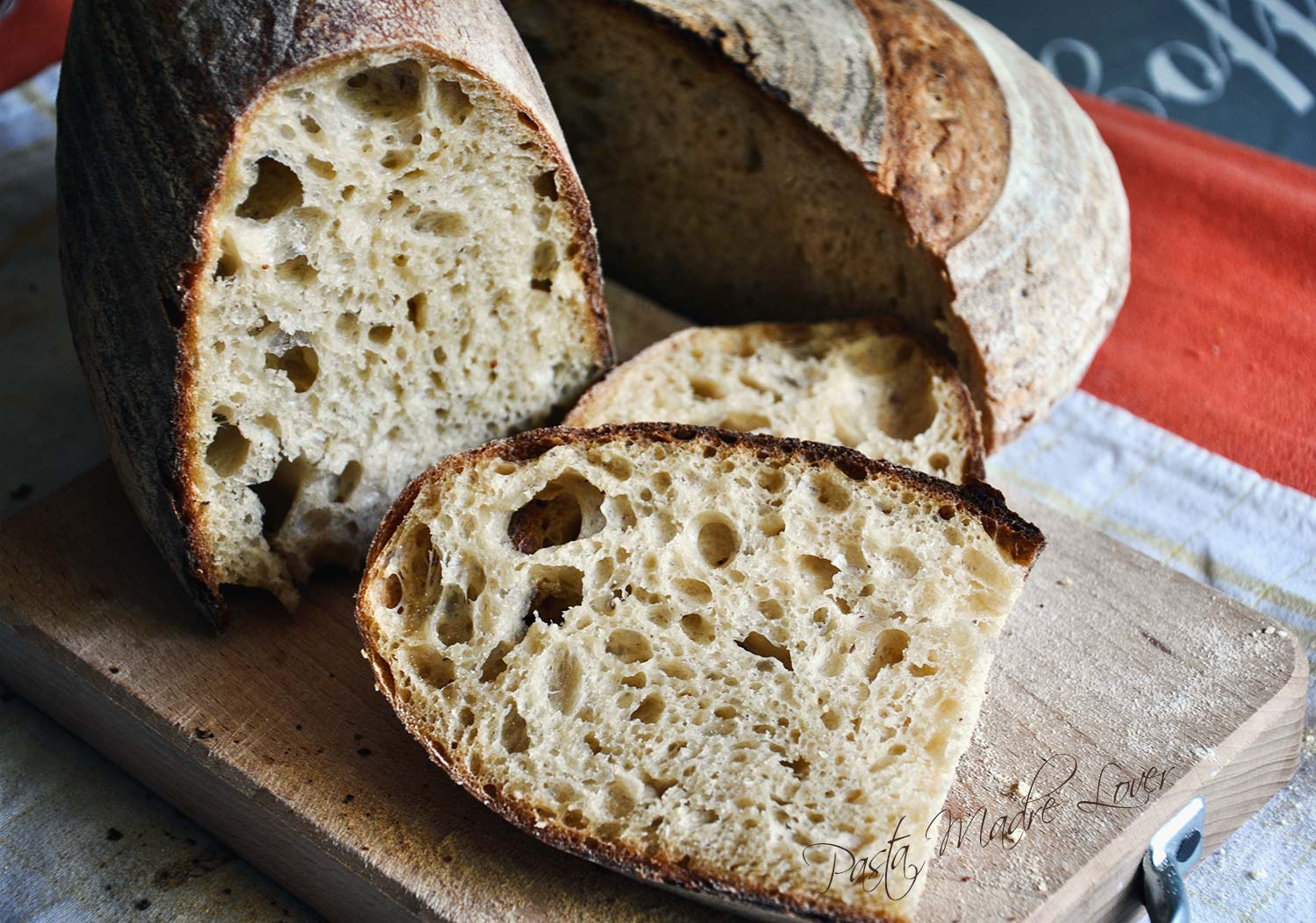 Pane cafone a lievitazione mista.