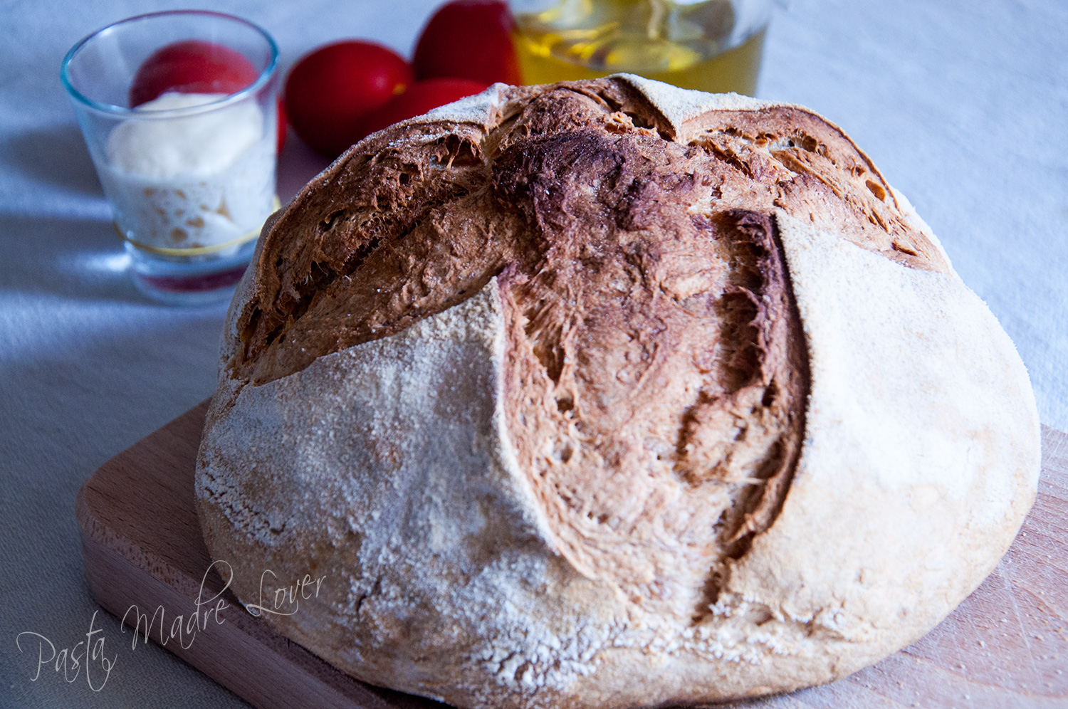 Pane senza impasto con saccaromiceti