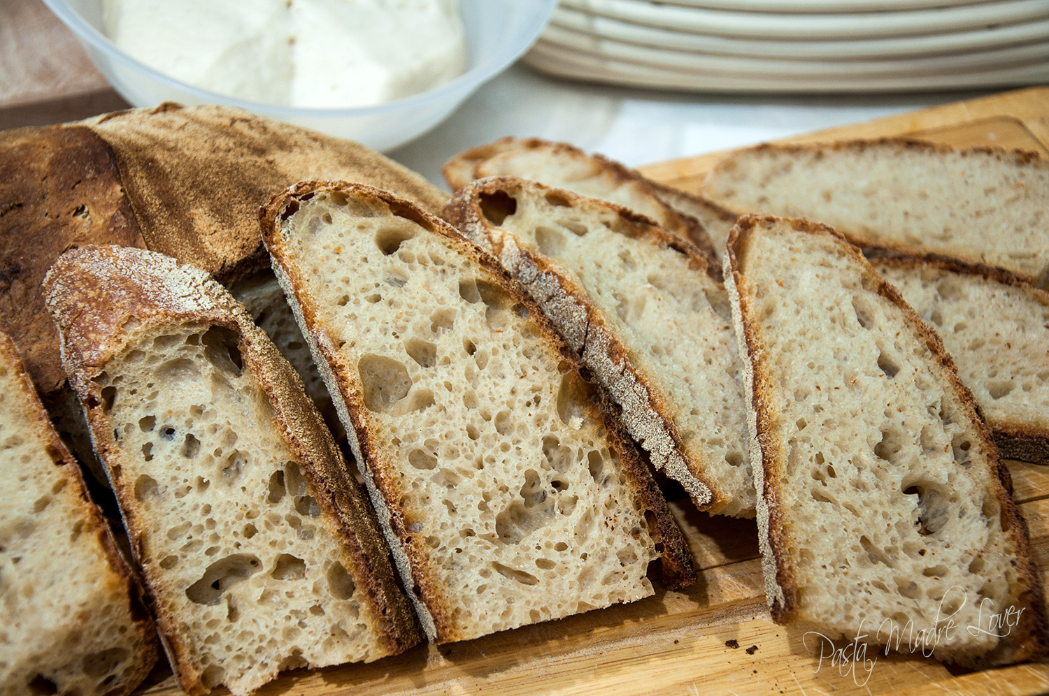 Pane con farina di farro bianco (Triticum spelta)