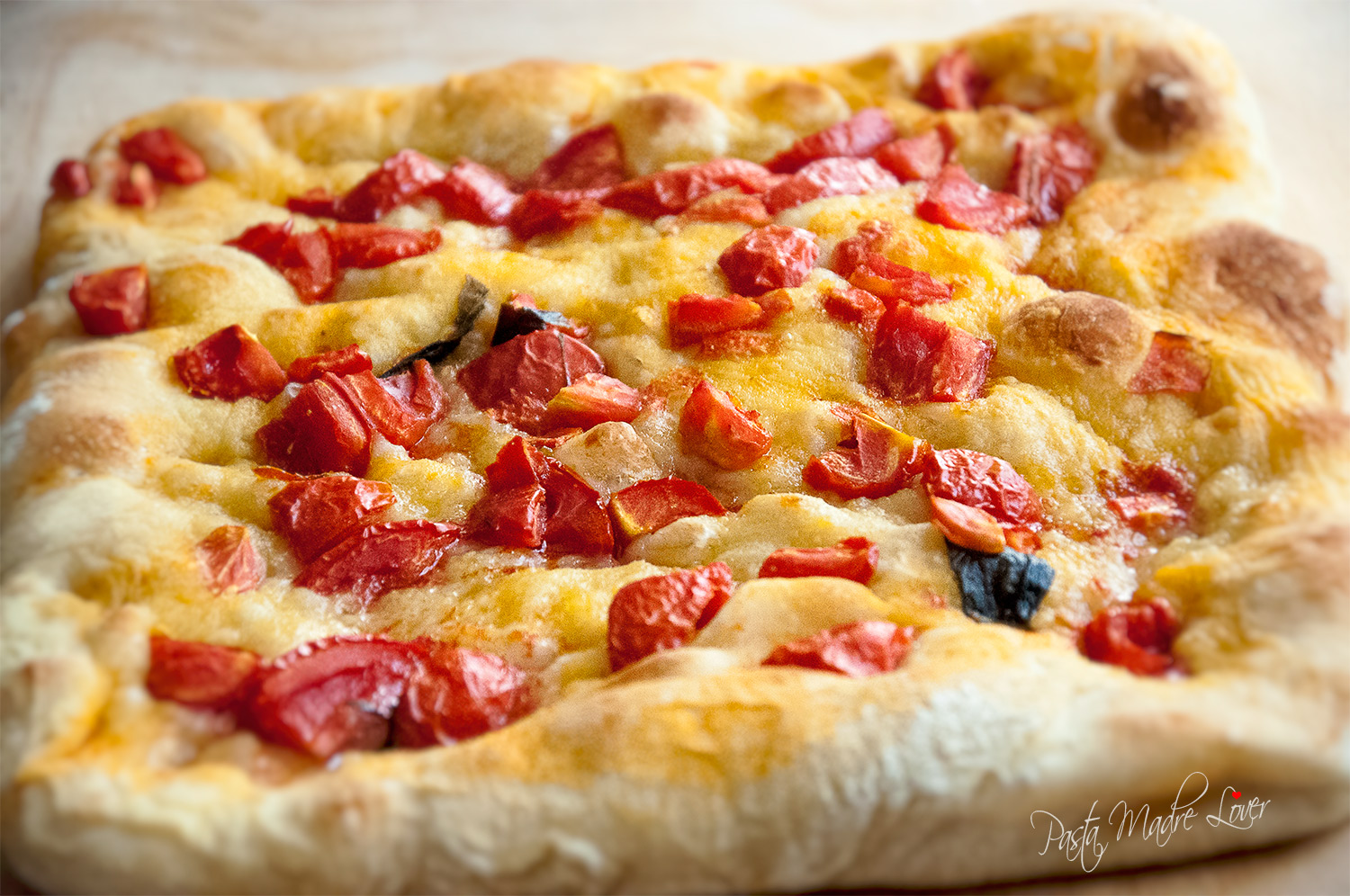 Pizza alla pala senza impasto - No Knead