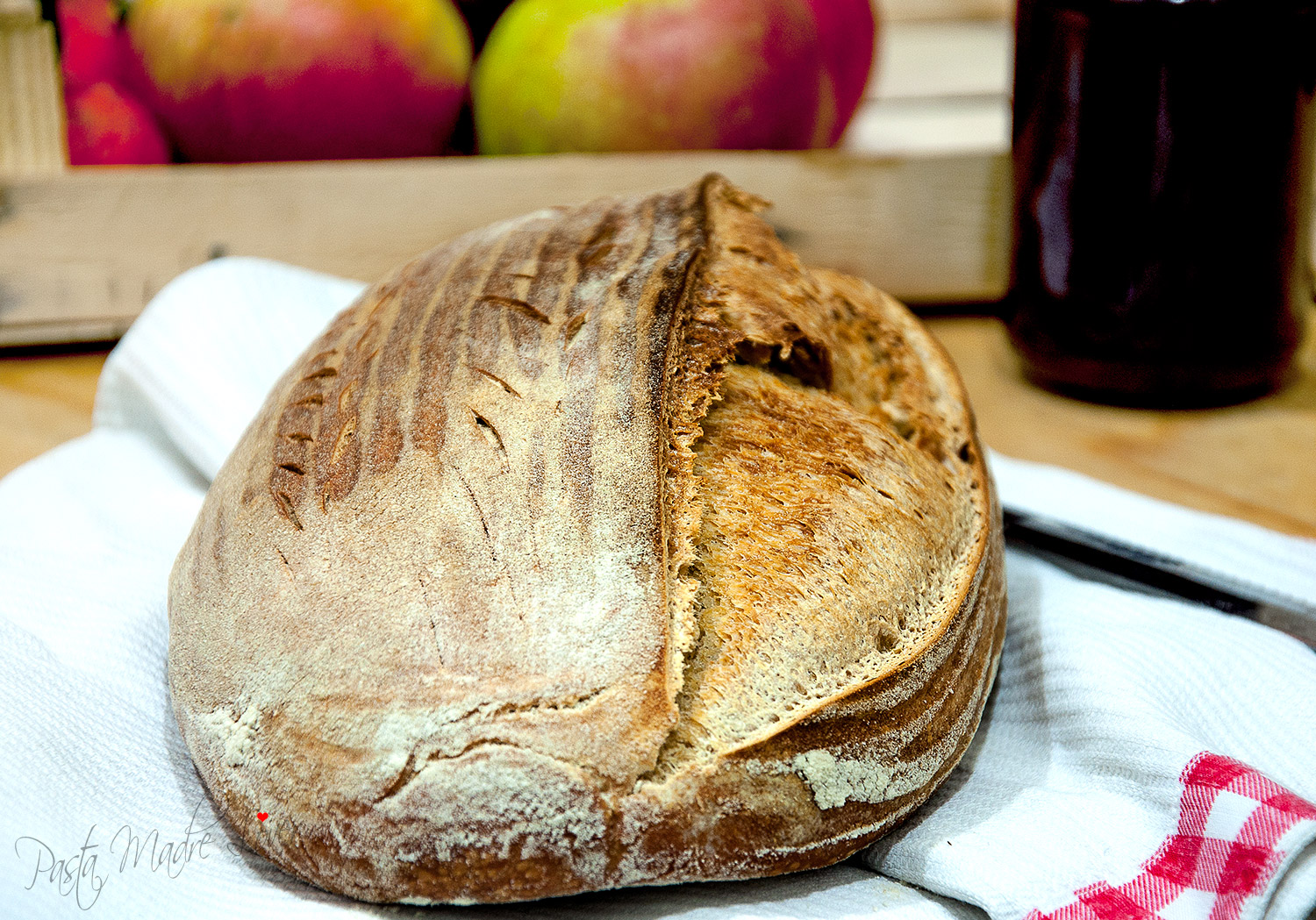 Pane con farina Tridordeum e tris di lieviti